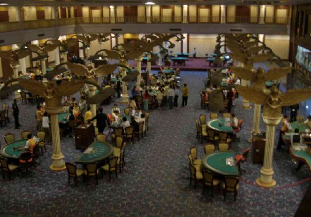 Tổng thể của sòng bạc casino tại xứ chùa Vàng Campuchia