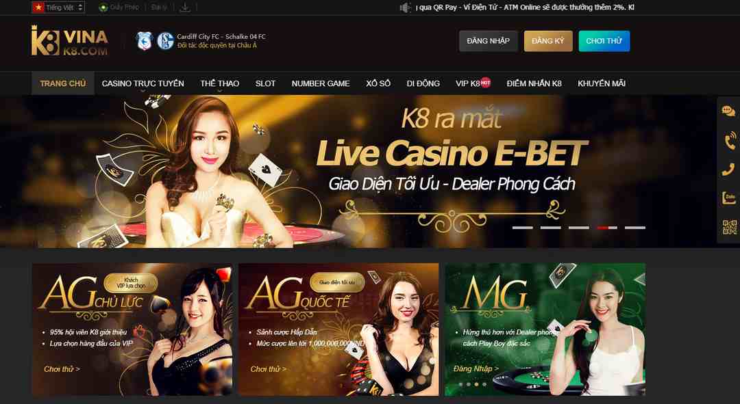 Nhà cái ra mắt sảnh live casino ấn tượng với các dealer xinh đẹp
